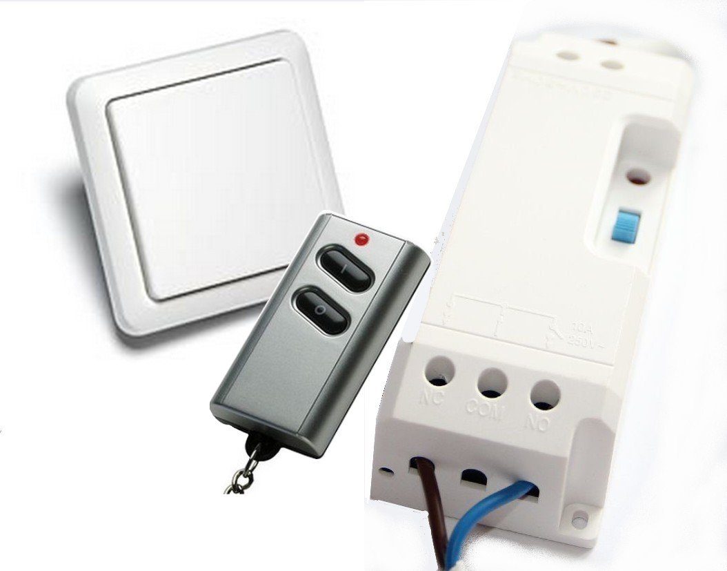 DIW-Funk Открывалка двери Funk-Türöffner Modul FTO-2090-KW mit Key- + Wandse, Spar-Set, 3-tlg., Spar-Set, Macht bestehende Открывалка двери zu Funk-Türöffnern