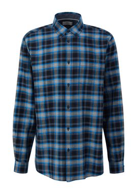 s.Oliver Langarmhemd Regular: Hemd mit Button-down-Kragen