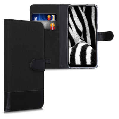 kwmobile Handyhülle Wallet Case für LG K61, Hülle mit Ständer - Handyhülle Kartenfächer