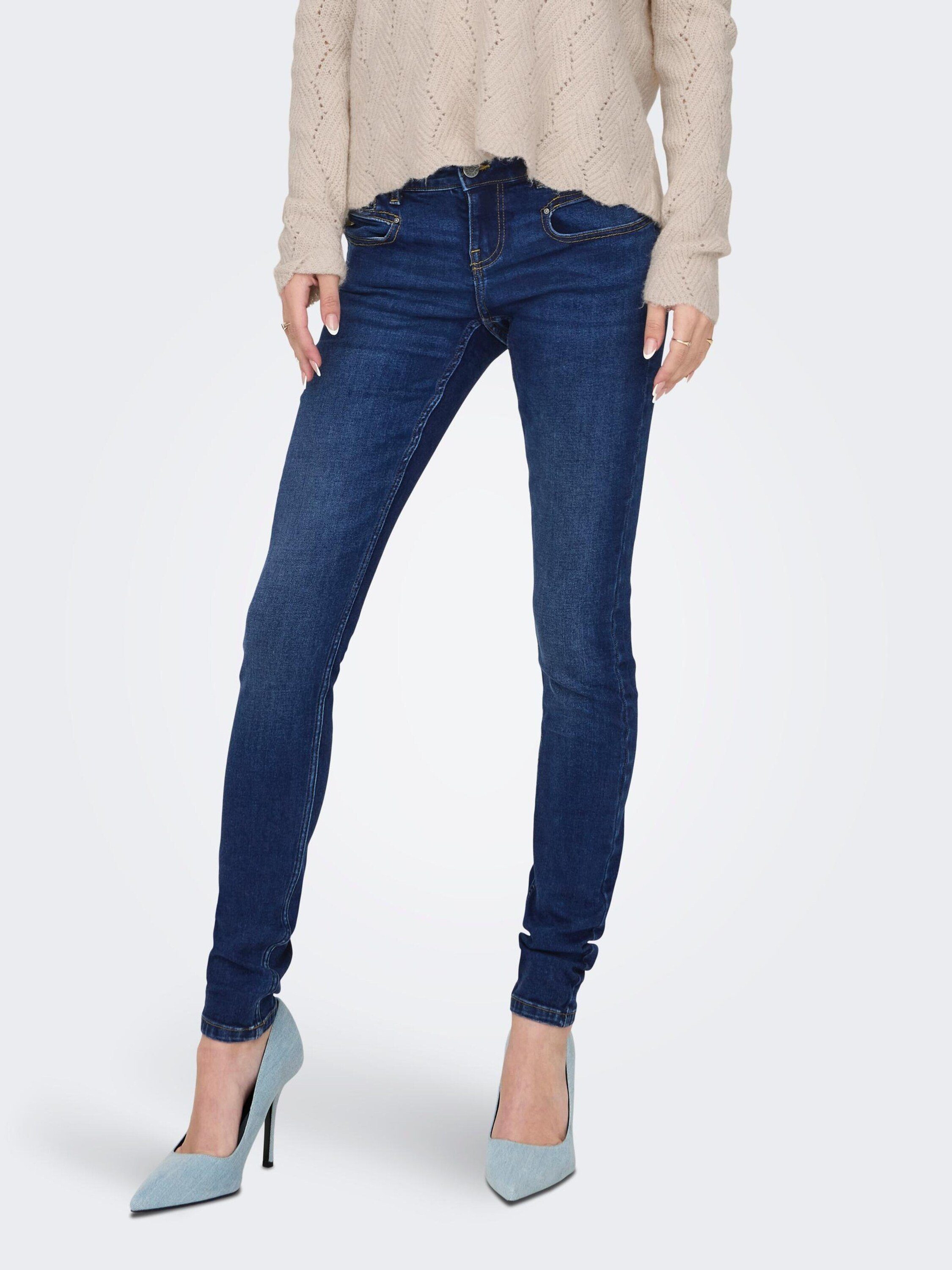 ONLY 7/8-Jeans CORAL (1-tlg) Plain/ohne Details