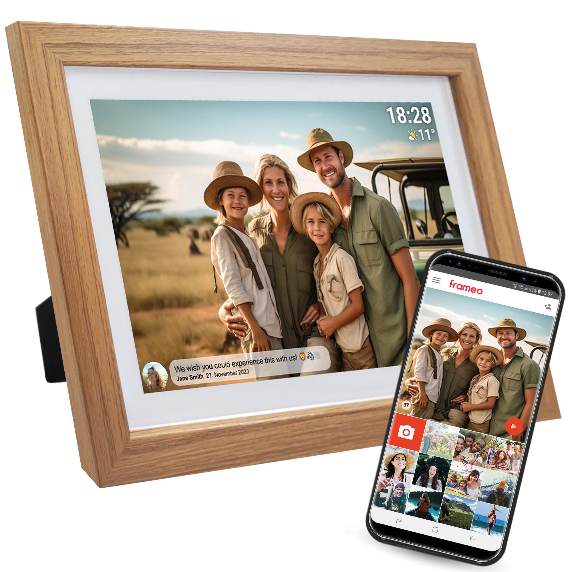 Denver PFF-1042LW Digitaler Bilderrahmen (25.65 cm/10.1 ", 16 GB) günstig online kaufen