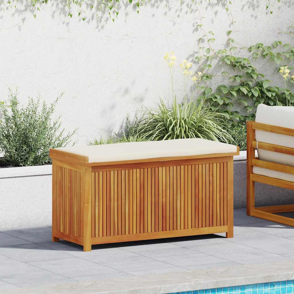 vidaXL Gartenbox Outdoor-Kissenbox 113x50x60,5 cm Massivholz