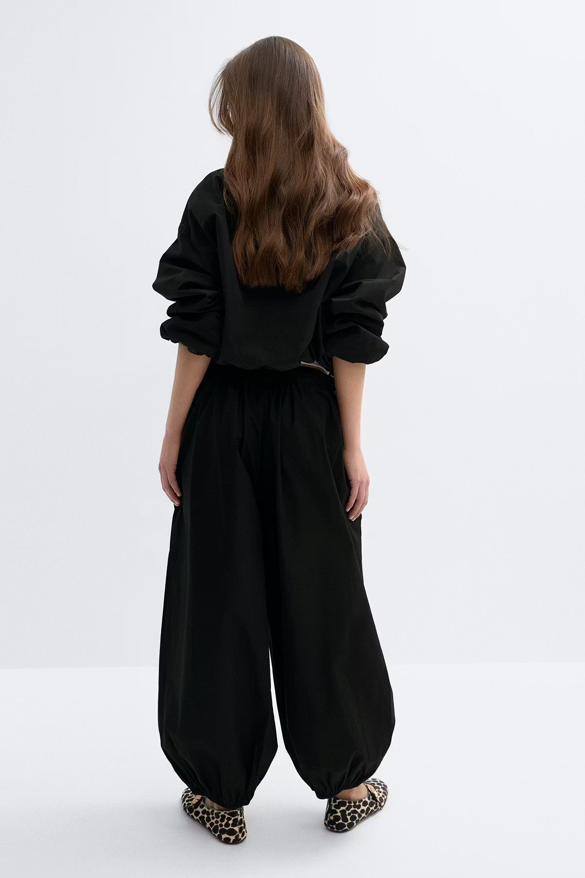 Gina Tricot Stoffhose Wide balloon trousers - Sommerhose - Weite Hose Damen