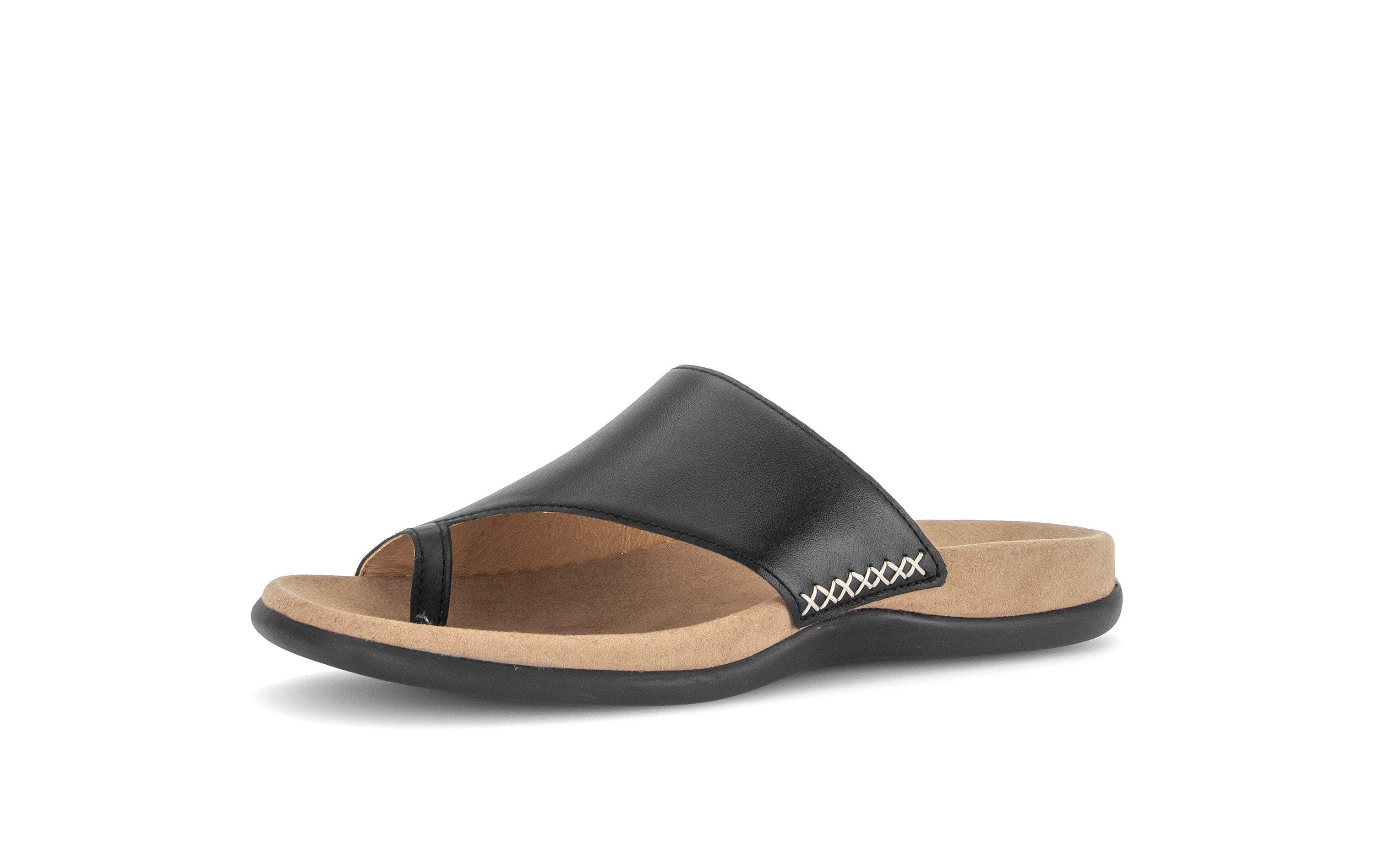 Gabor Zehentrenner Sommerschuh, Schlupfschuh mit modischem Zehenring