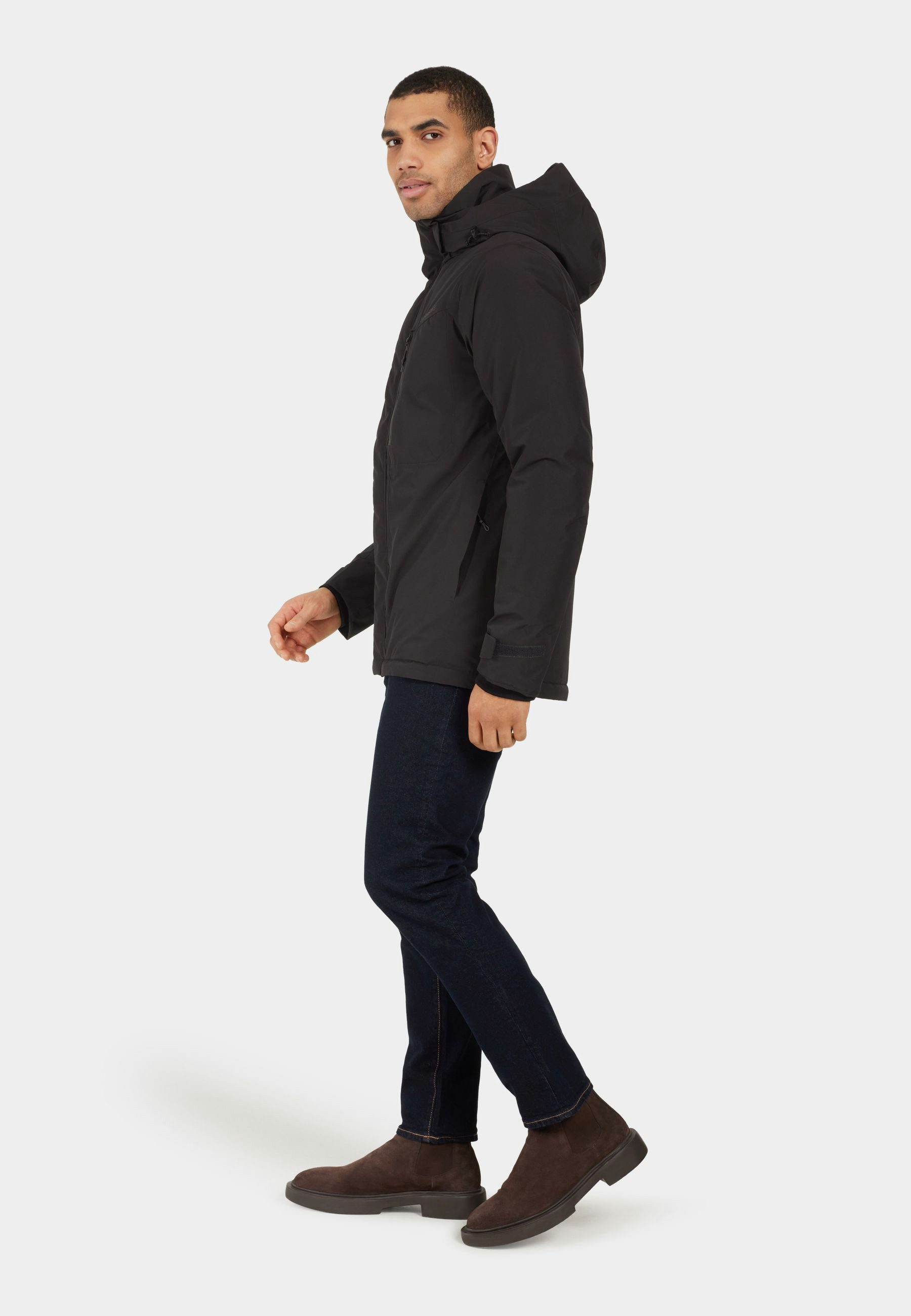 Didriksons Winterjacke Herren Winterparka Wasserdicht STEFAN mit Kapuze mit Taschen