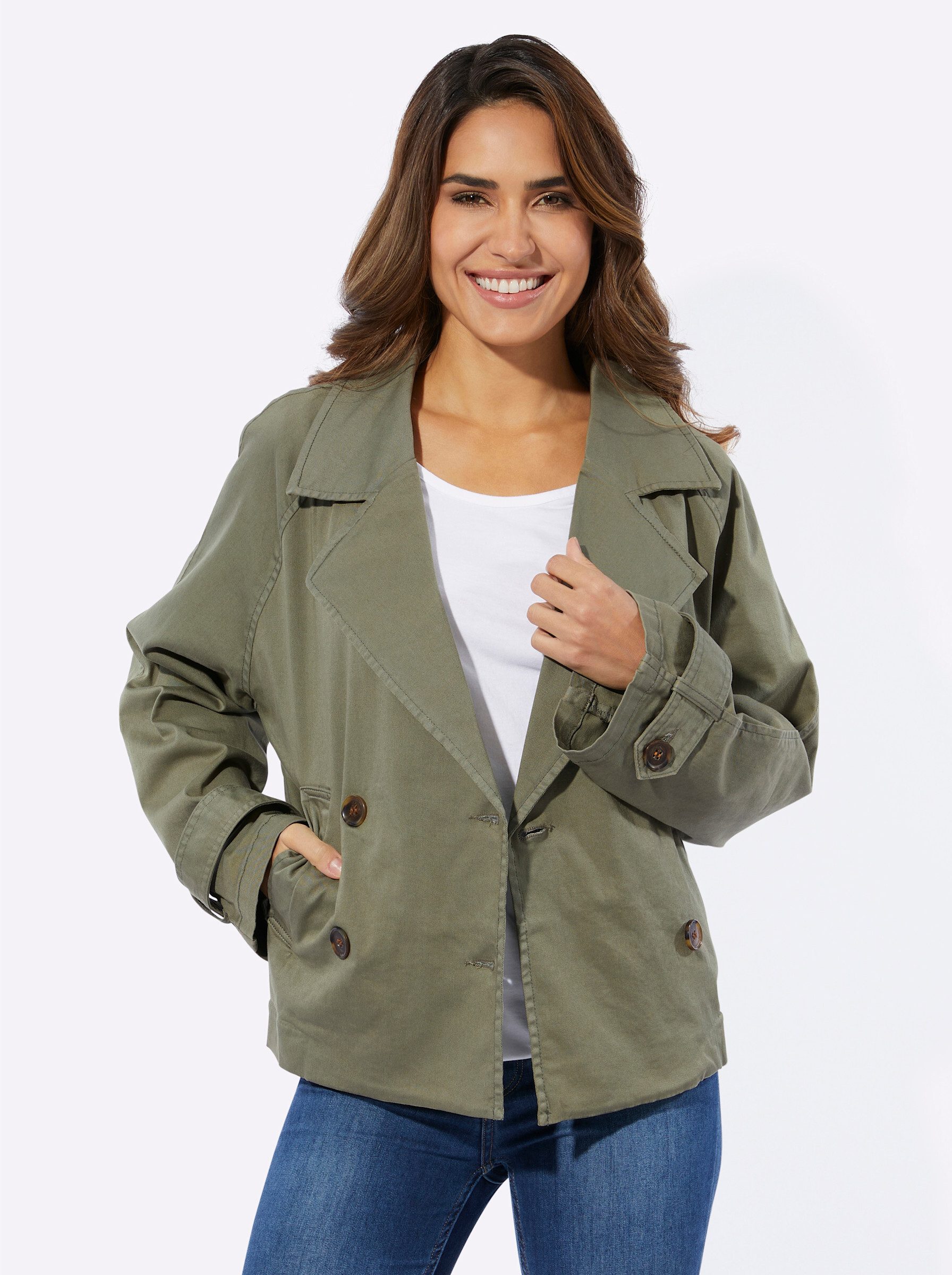 Sieh an! Allwetterjacke Trenchcoat günstig online kaufen
