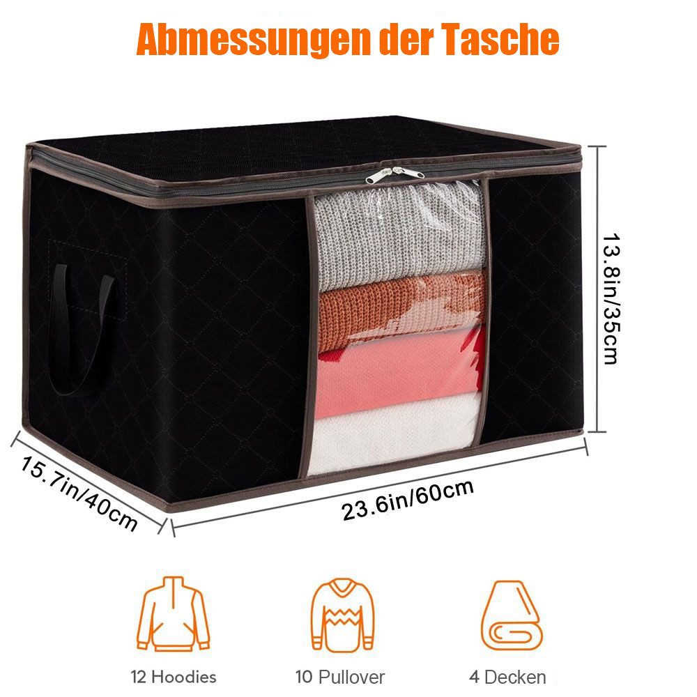 PRIISF Faltbox Große Aufbewahrungstasche Unterbettkommode Aufbewahrungsbox günstig online kaufen