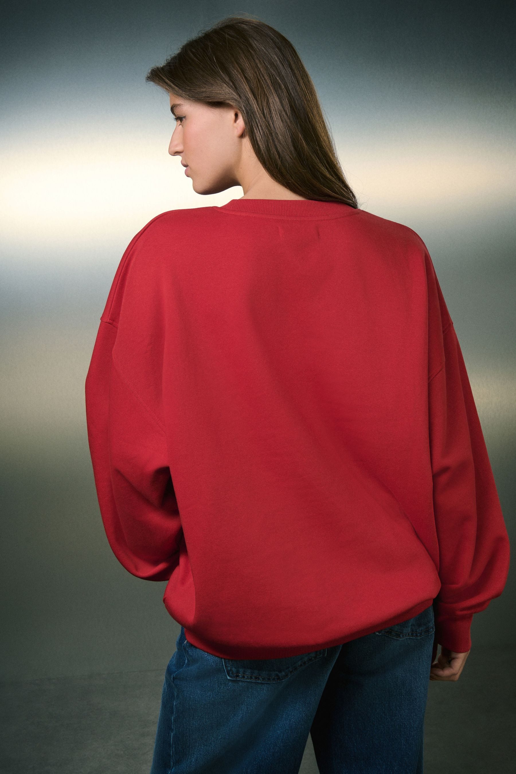 Next Sweater Sweatshirt mit Pailletten und Grafik, Holly Jolly (1-tlg) günstig online kaufen