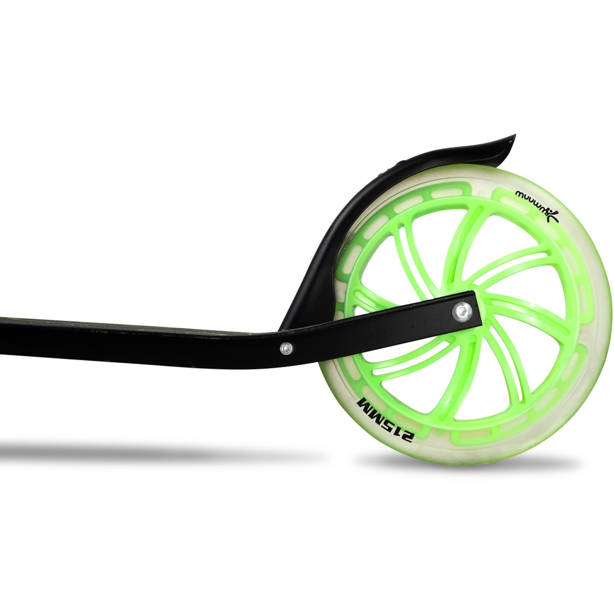 Muuwmi Scooter Muuwmi Lights Aluminium Scooter GLOW 215 mm, (mit