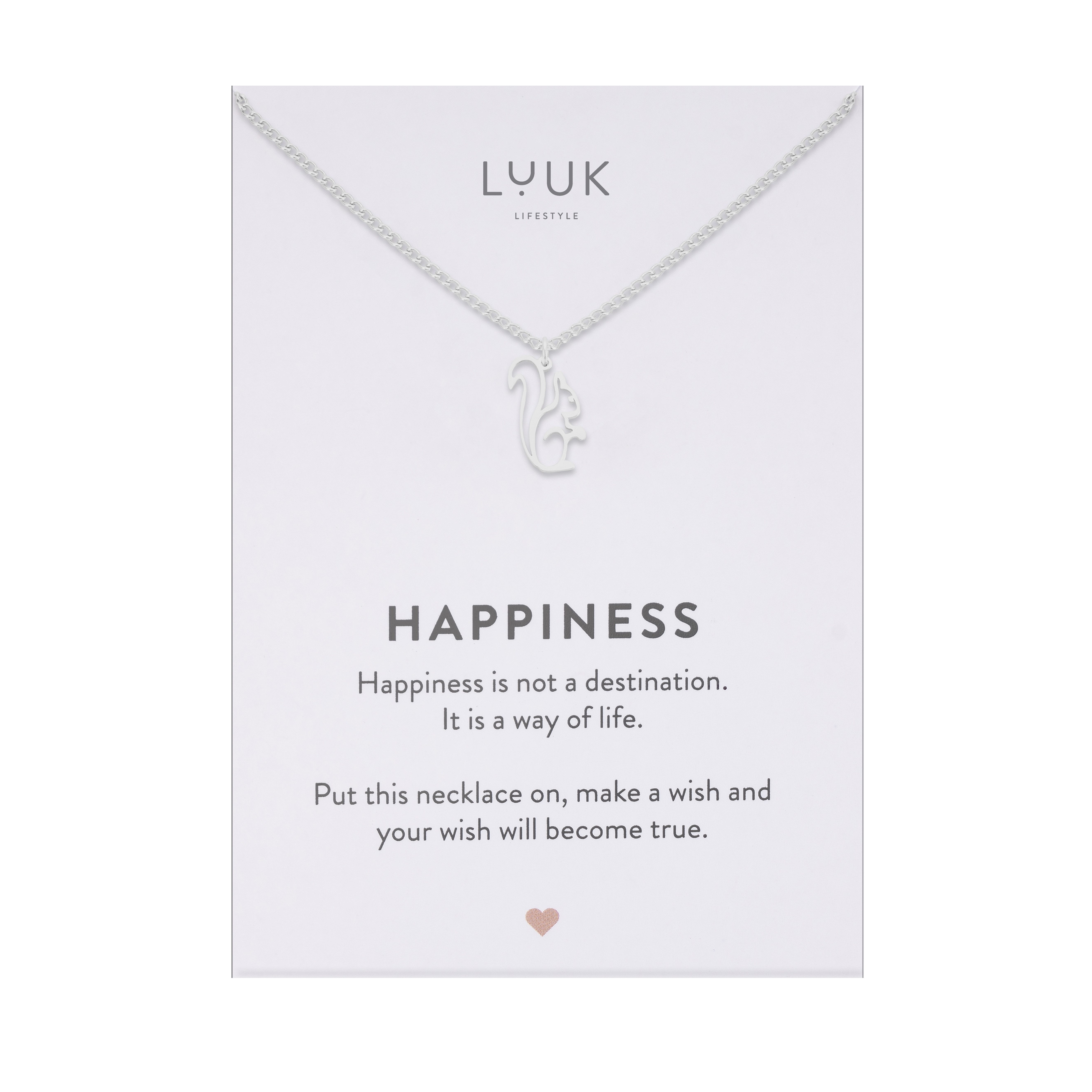 LUUK LIFESTYLE Kette mit Anhänger Eichhörnchen, günstig online kaufen