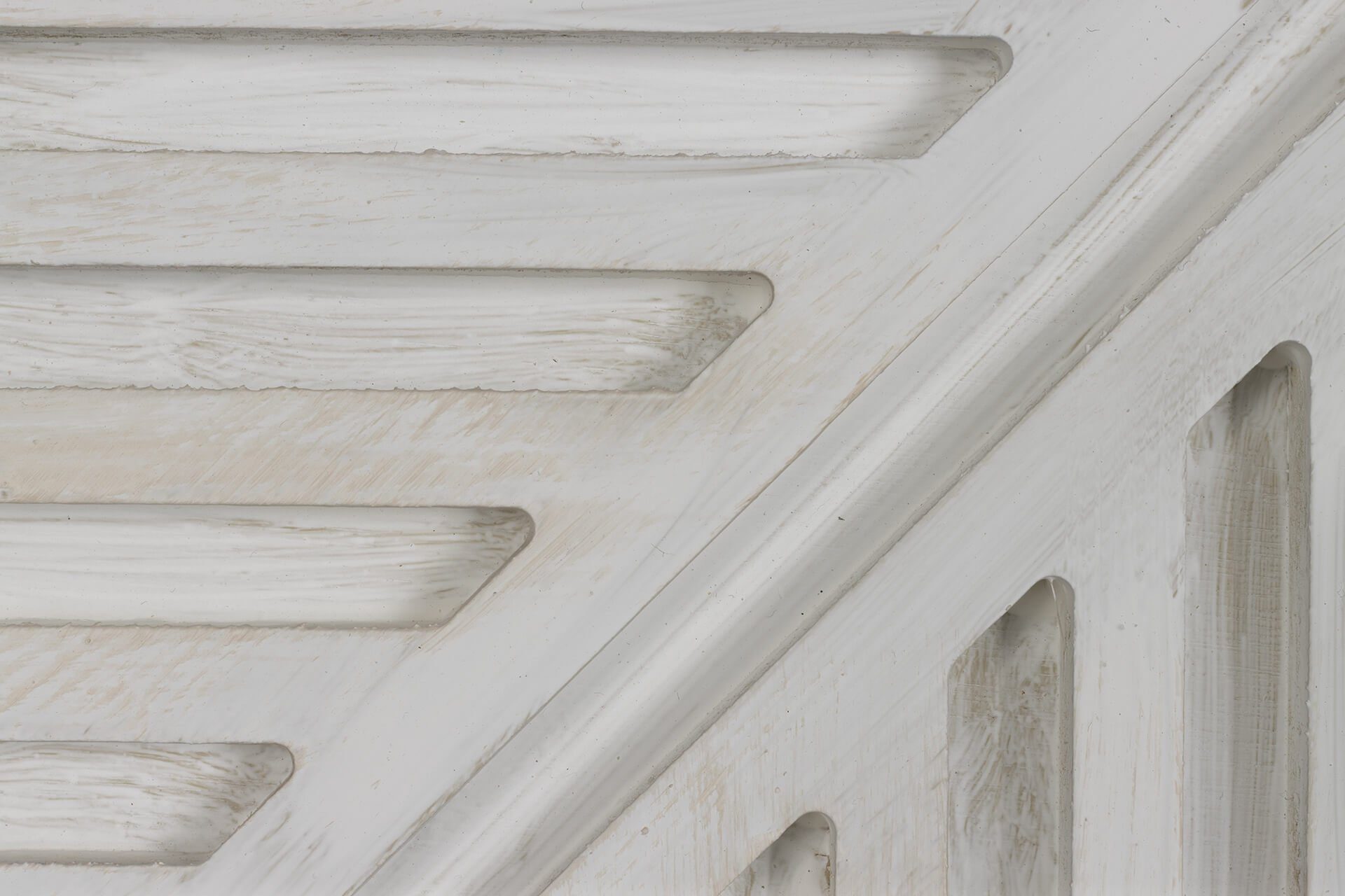 handgefertiges Holz KUNSTLOFT aus Holzbild 100x100 Musterhaftes Wandbild Quartett cm,