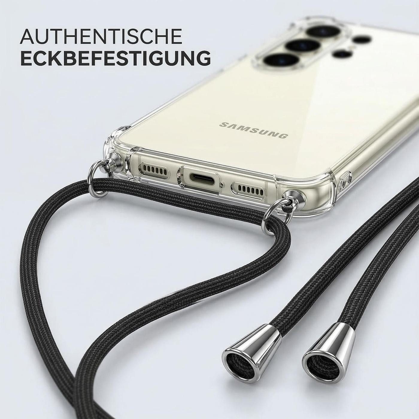CoolGadget Handykette Handyhülle mit Handyband für Samsung Galaxy A37 5G, Case zum Umhängen Kette Halsband Kordel mit Hülle für Samsung A37 5G – Bild 5 von 5