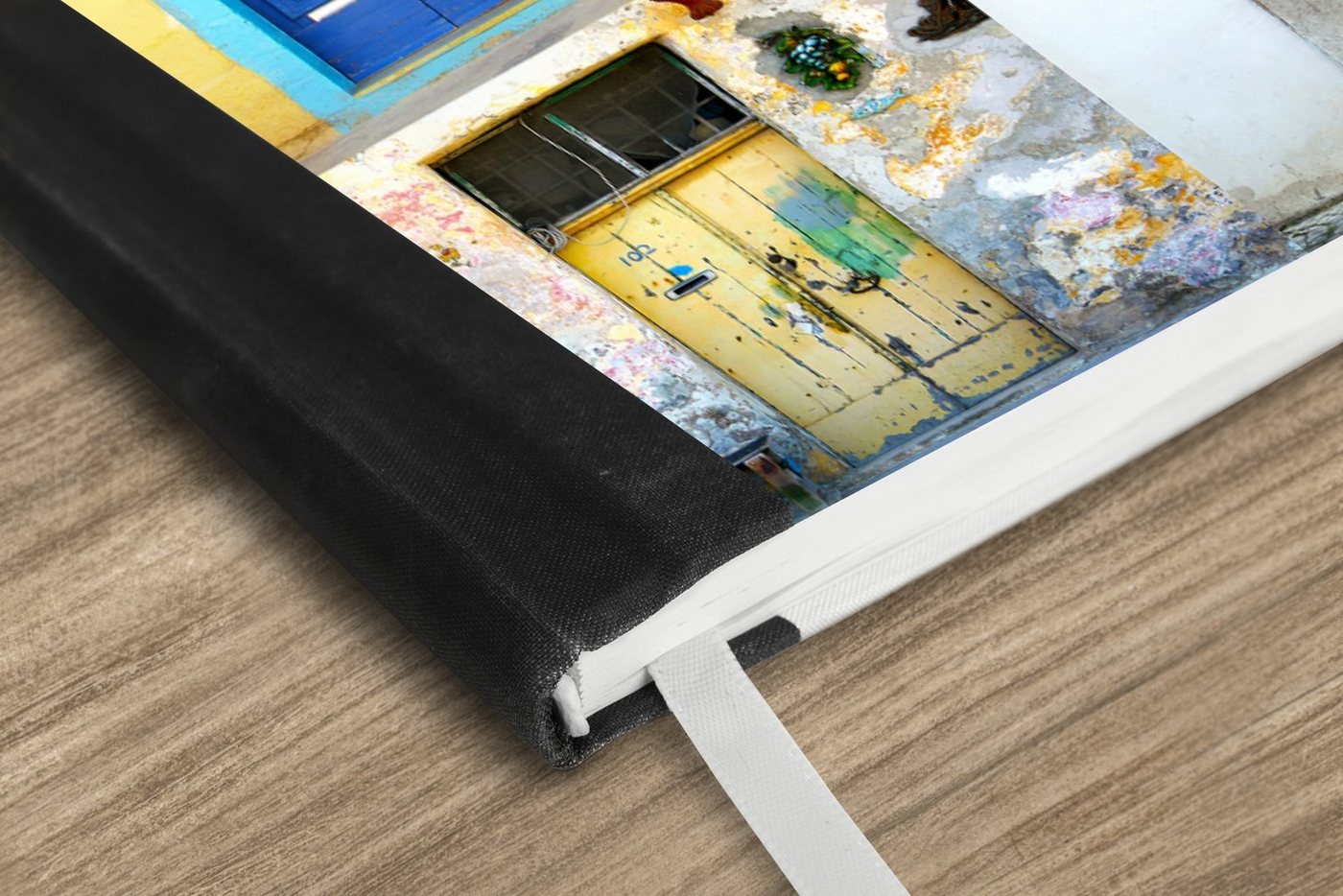 Thumbnail - MuchoWow Notizbuch Türen - Regenbogen - Architektur - Collage, Journal, Merkzettel, Tagebuch, Notizheft, A5, 98 Seiten, ...