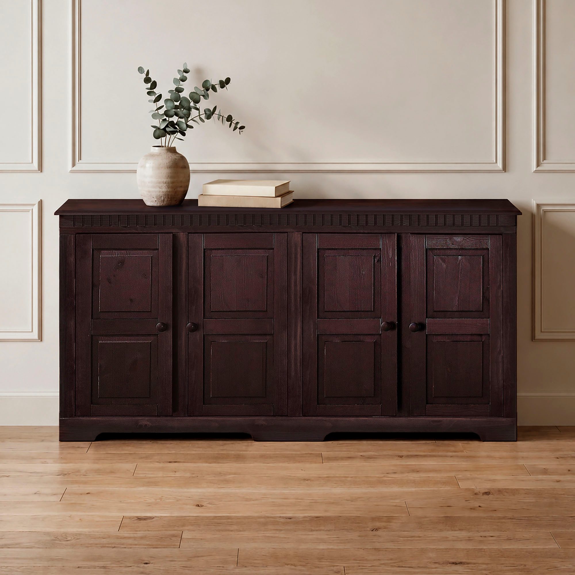 OTTO home Sideboard Lisa, Kommode aus massivem Kiefernholz, Breite 158,5 cm