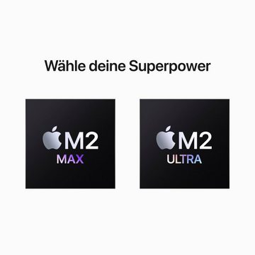 Apple Mac Studio Mac Studio (Apple Apple M2 Max, 38‑Core GPU, 64 GB RAM, 1000 GB SSD, Luftkühlung)