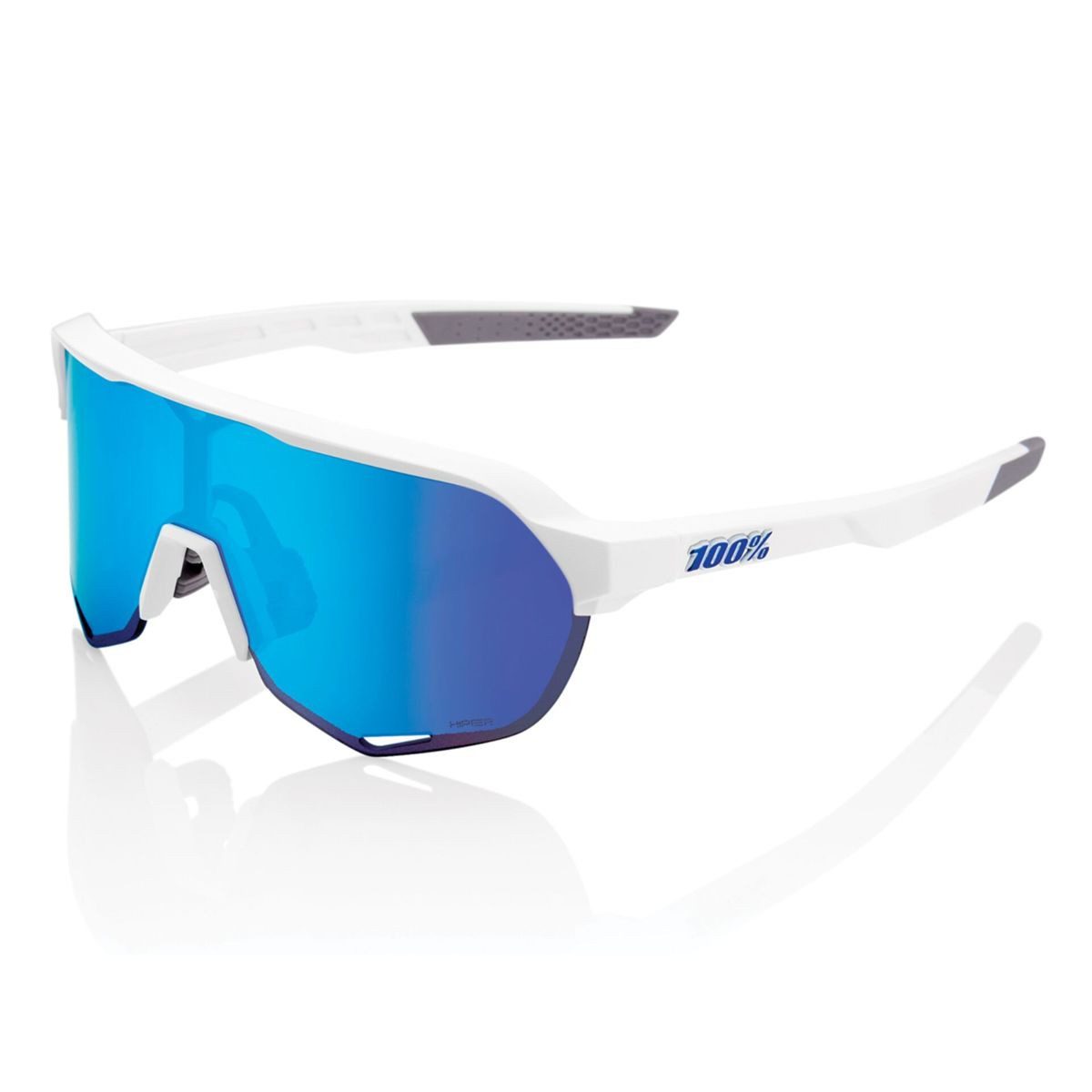 Sportbrille 100percent S2 HiPER Mirror Lens Matte White