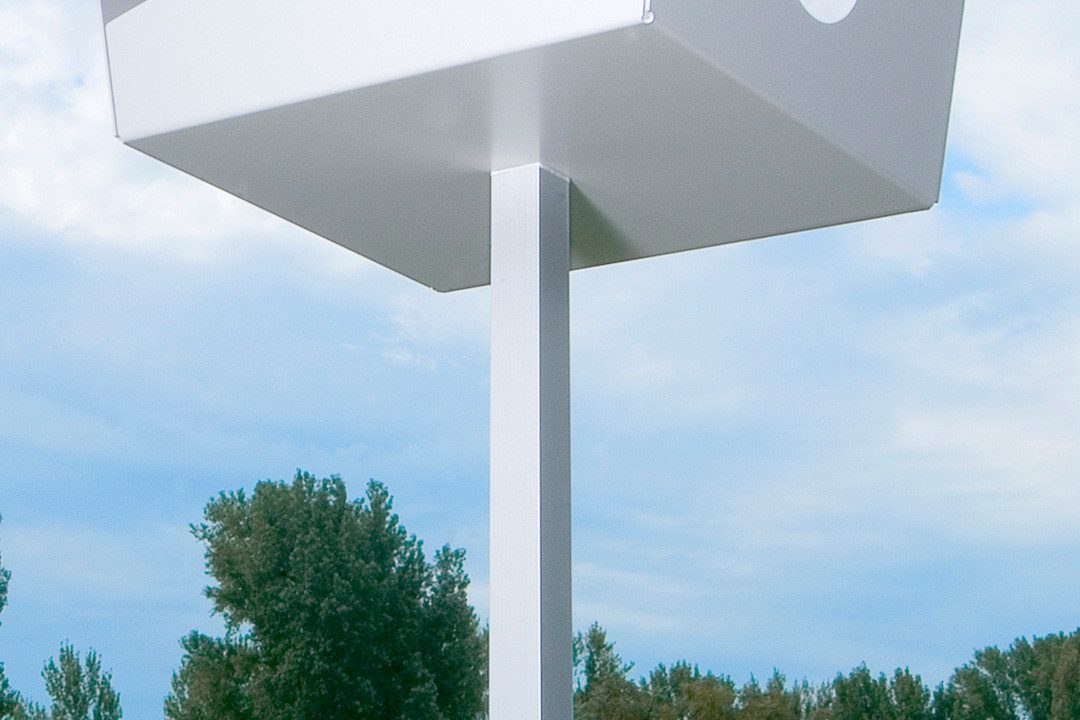 Radius Vogelhausständer Erdpfosten Vogelhaus Radius Design Piep Show XXL günstig online kaufen