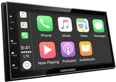 Grundig »Grundig GX3800DAB 2DIN Zoll Multimedia Autoradio mit Android Auto / Apple Carplay und kurzem Gehäuse« Stereoanlage