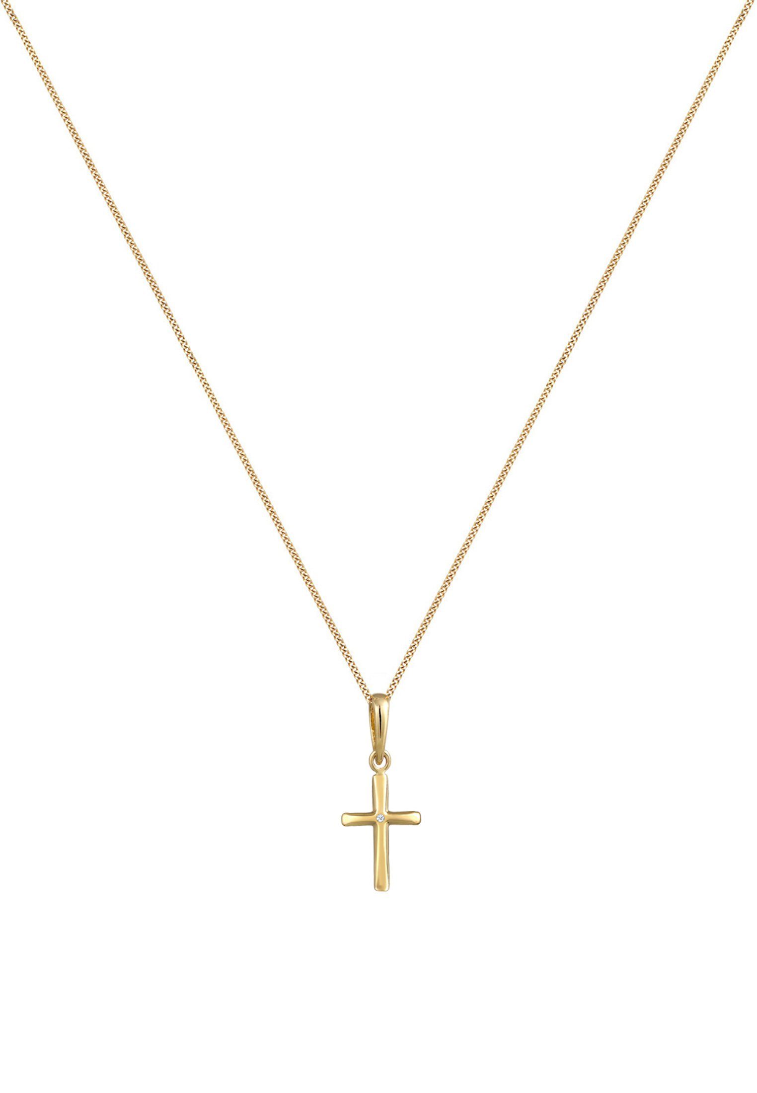 Elli DIAMONDS Kette mit Anhänger Kreuz günstig online kaufen