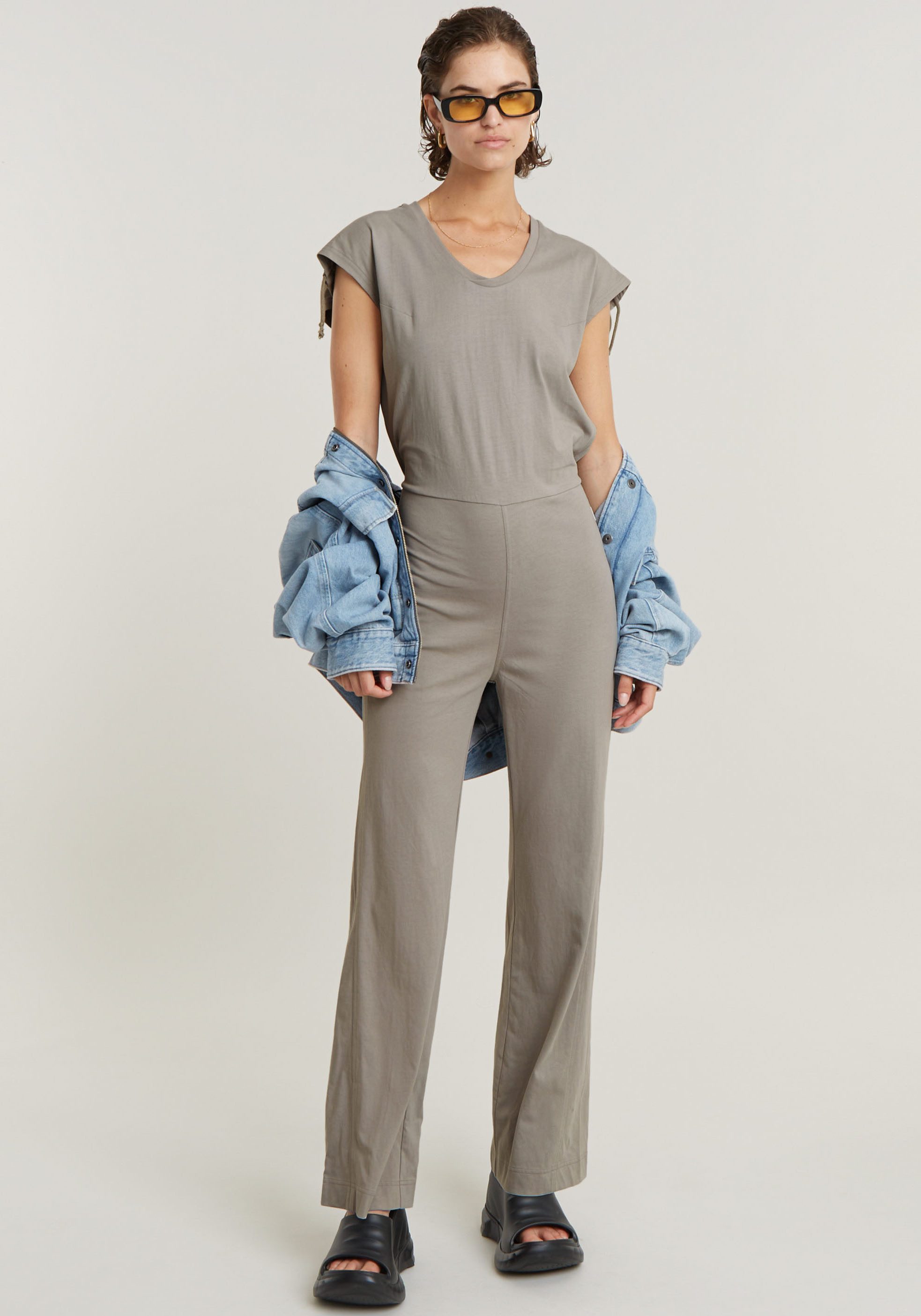 G-STAR Jumpsuit Riveted flared jumpsuit sl günstig online kaufen
