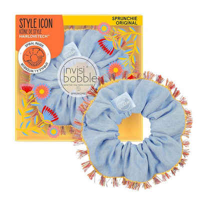 invisibobble Spiral-Haargummi invisibobble Sprunchie Hola Lola Scrunchie Haargummi Denim Blau Herbst