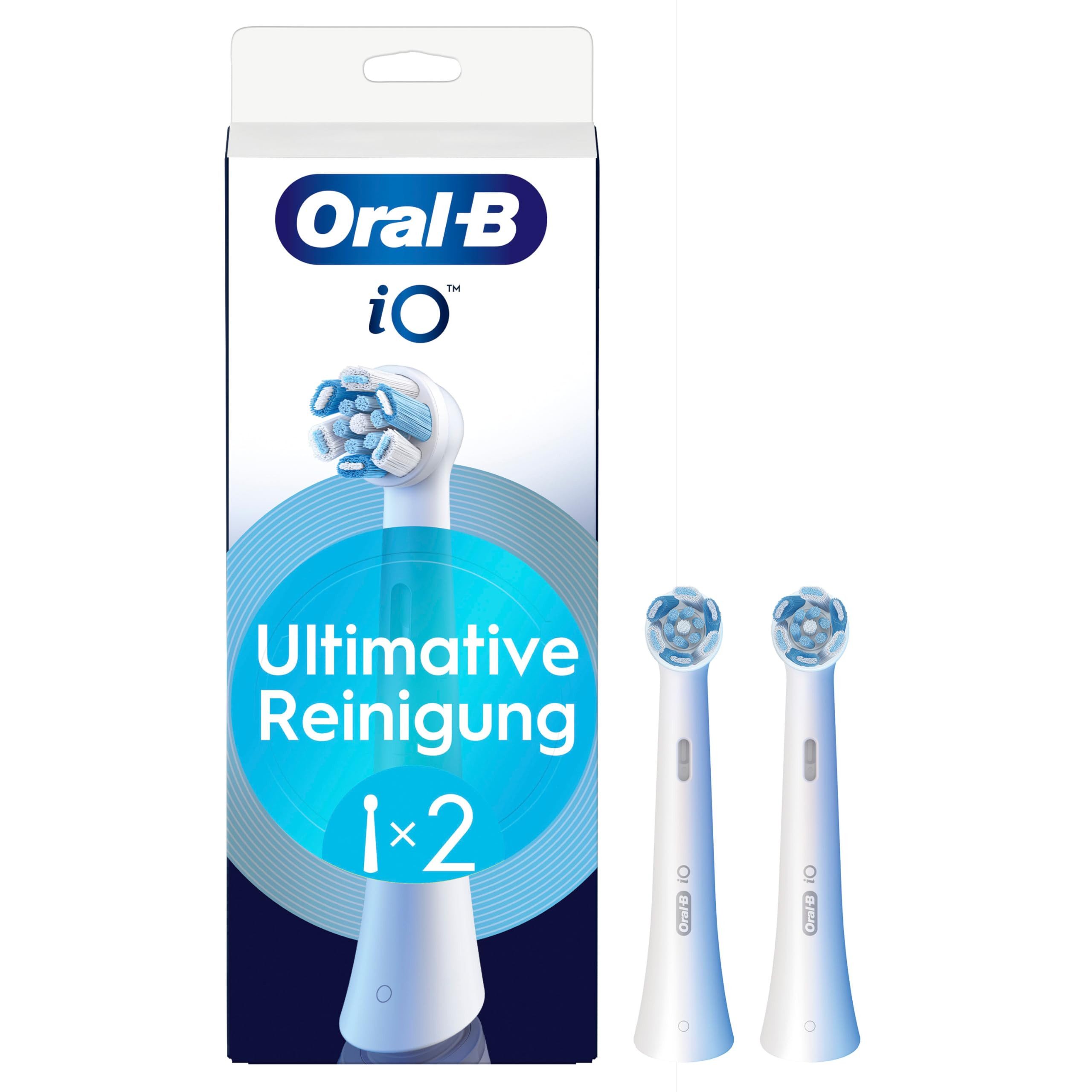 Oral-B Aufsteckbürsten Ultimative Reinigung, Weiß, Farbcwechselnde Borsten, Für Oral-B iO