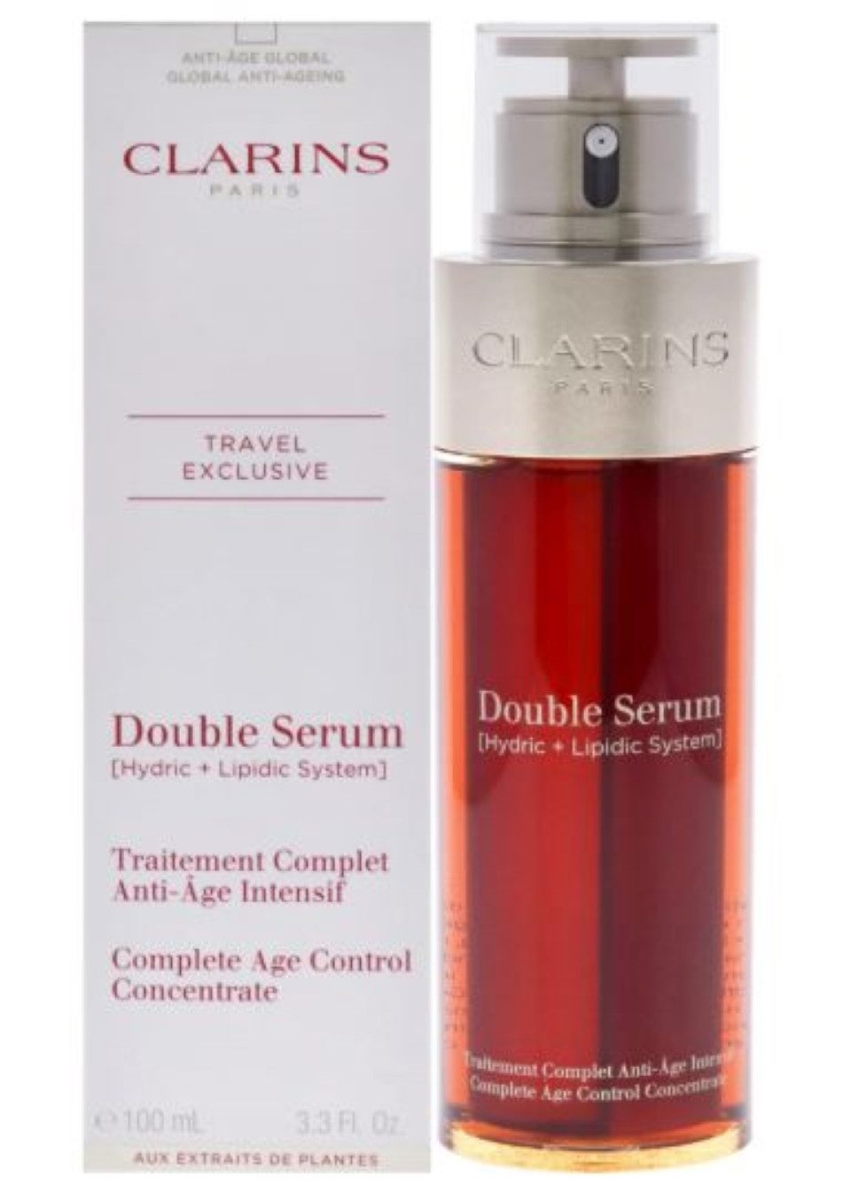 Clarins Tagescreme Double Serum Gesichtsserum (100 ml) ist eine Anti-Age Pflege