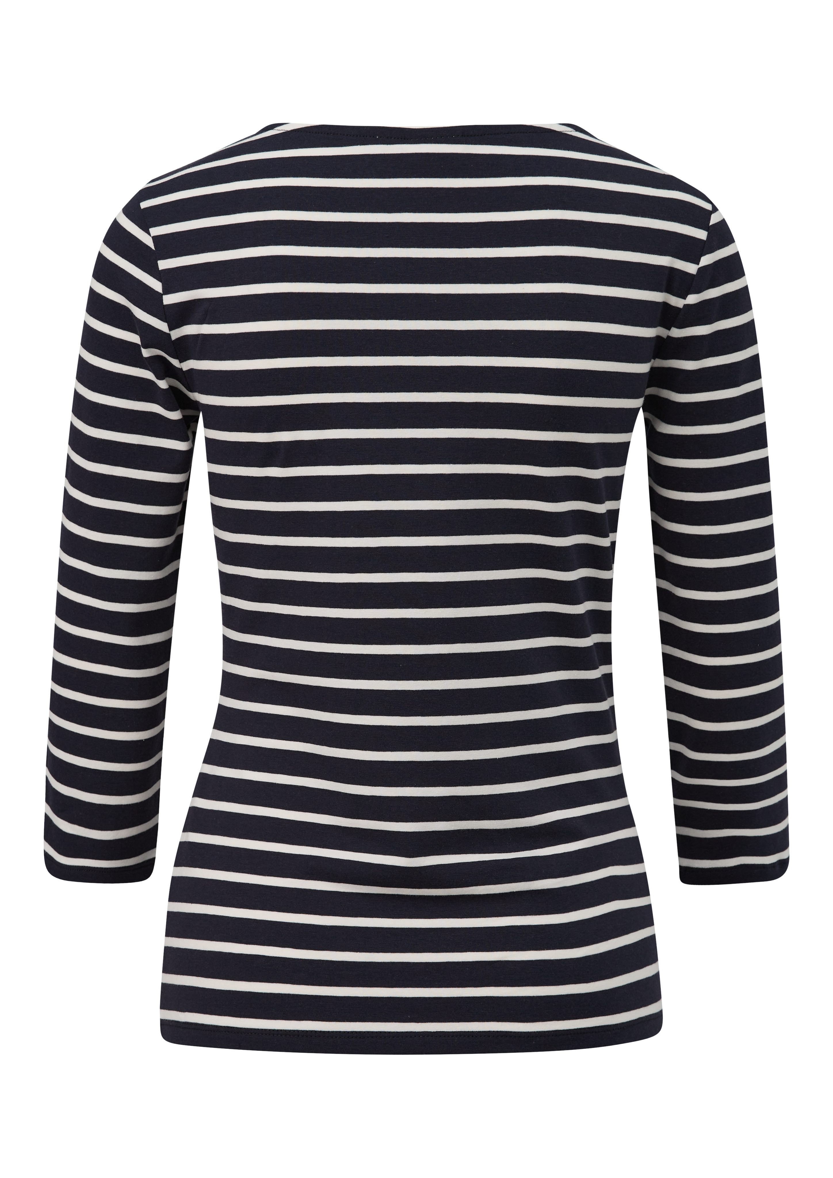 s.Oliver BLACK LABEL T-Shirt mit Streifen-Muster günstig online kaufen