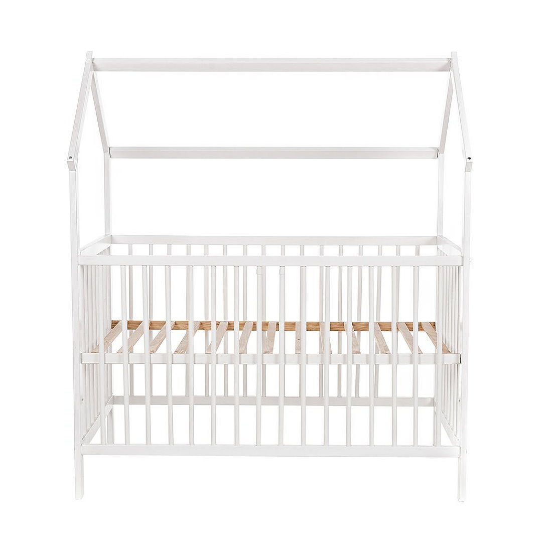Baby-Delux Babybett Hausbett 60x120, Kinderbett Gitterbett günstig online kaufen