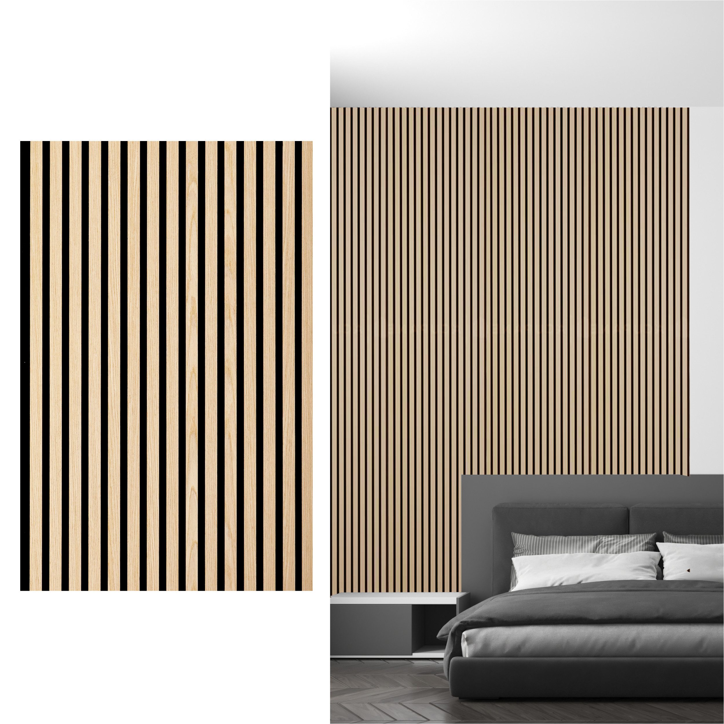 SONIDO Wandpaneel Akustikpaneele mit FSC®-zertifiziertem Eiche Echtholzfuri günstig online kaufen