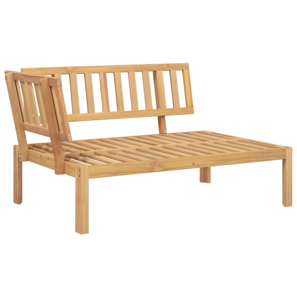 vidaXL Loungesofa 4-tlg. Garten-Sofagarnitur aus Paletten Massivholz, 1 Teile