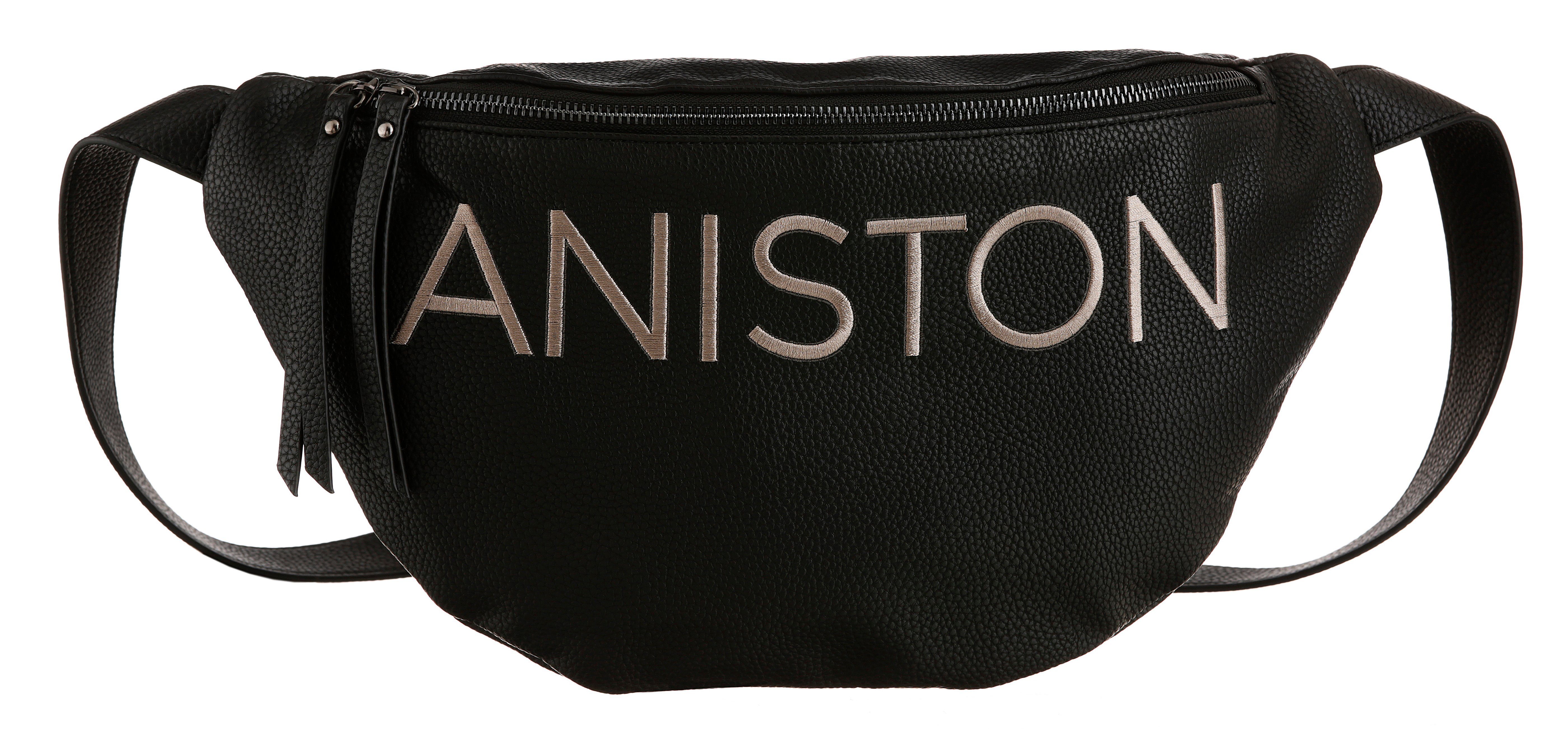 Aniston by BAUR Umhängetasche, mit gesticktem günstig online kaufen