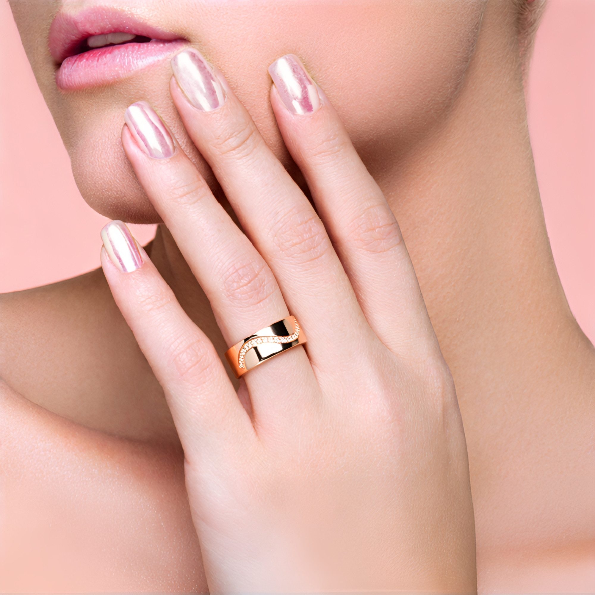 Cavill Diamantring Argyle Rose Diamant-Ring, rosévergoldet (1-tlg)