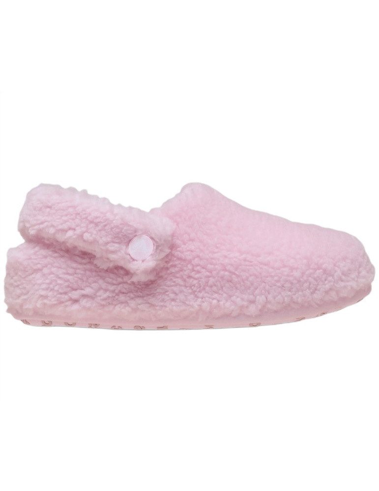Crocs Classic Cozzzy Slipper (Kunstfell, warm) rosa Kleinkinder Mädchen Hausschuh