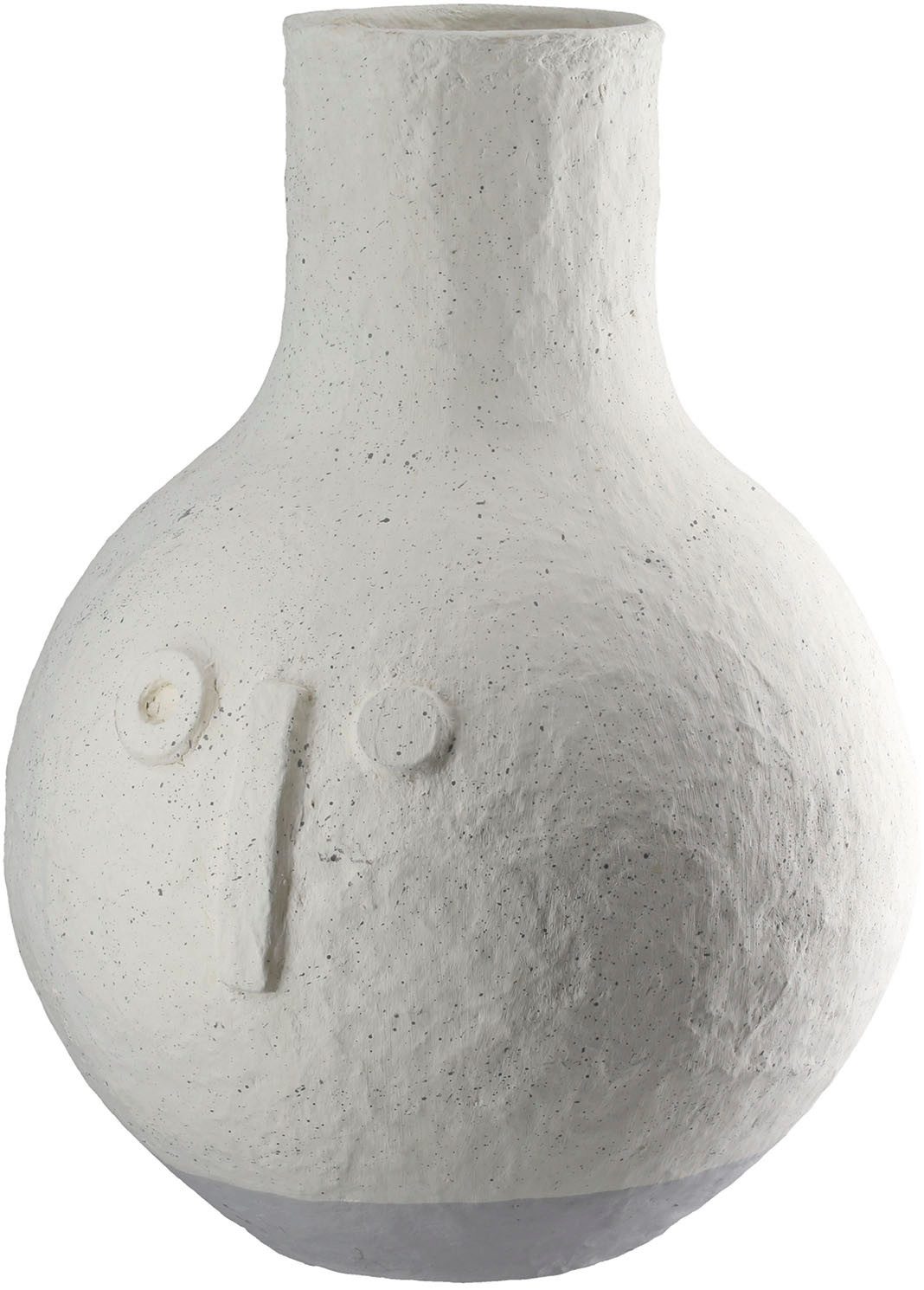 Casablanca by Gilde Tischvase Vase bauchig Belém creme H. 31 cm (1 St)