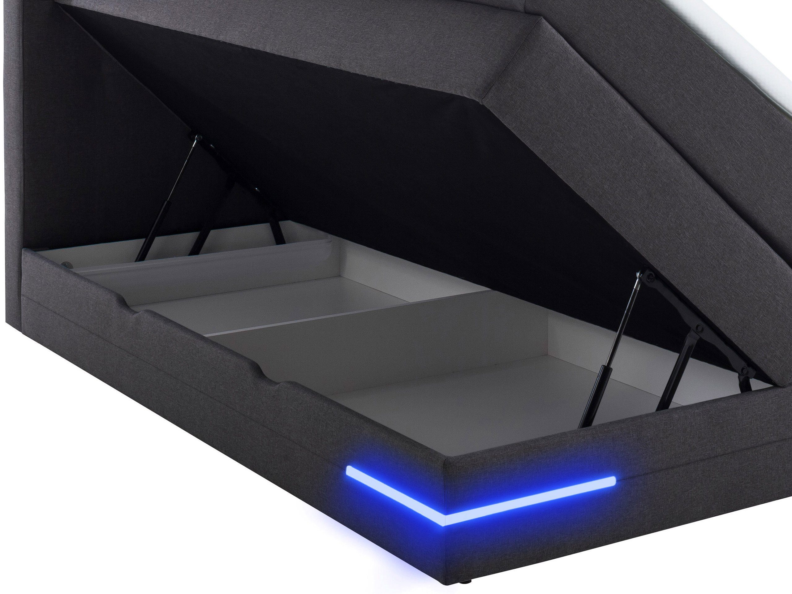 wonello Boxspringbett Daytona, mit LED Beleuchtung und Topper, wahlweise mi günstig online kaufen