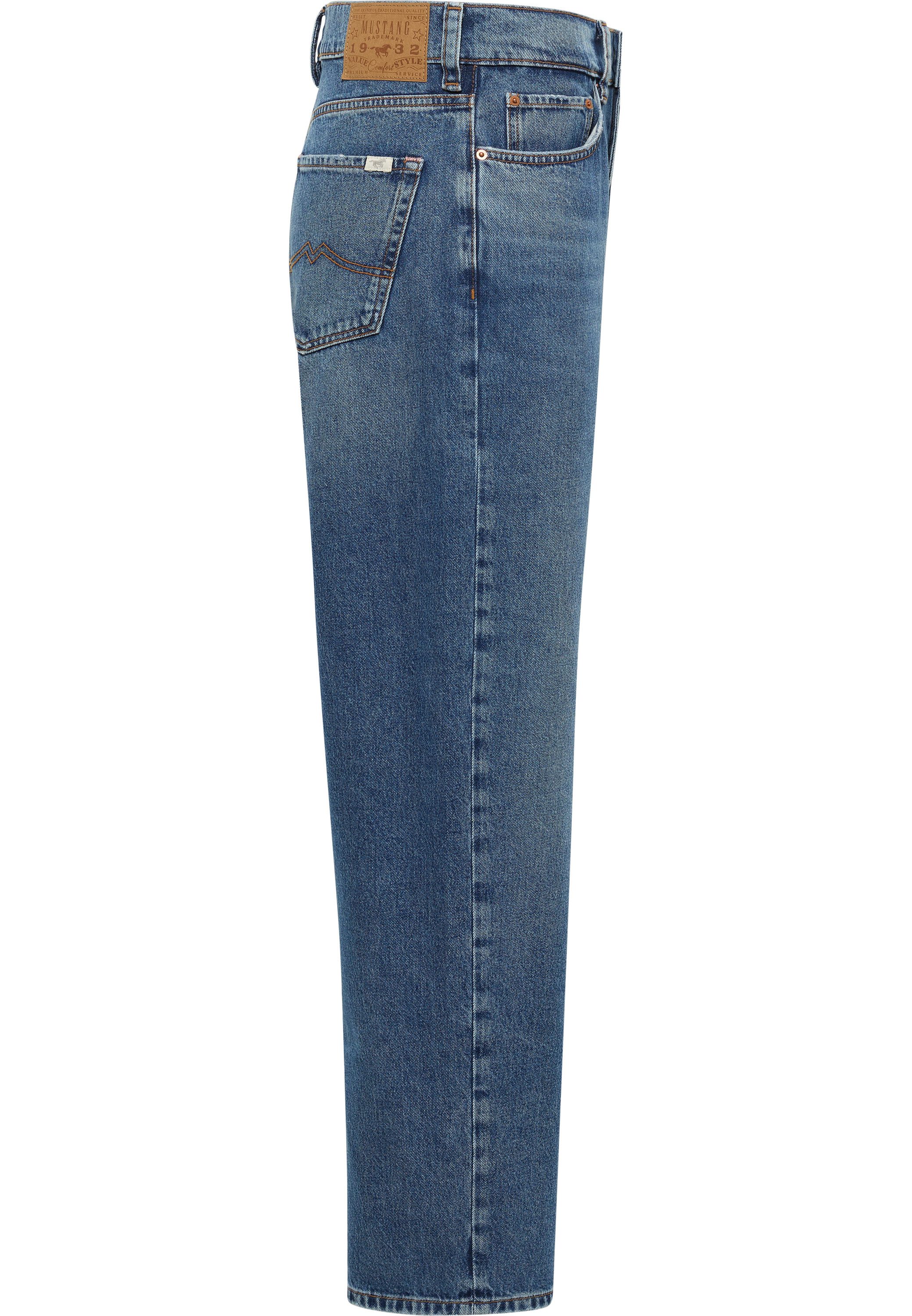 MUSTANG Straight-Jeans Herren Style Jeff Relaxed Straight – Bild 4 von 5