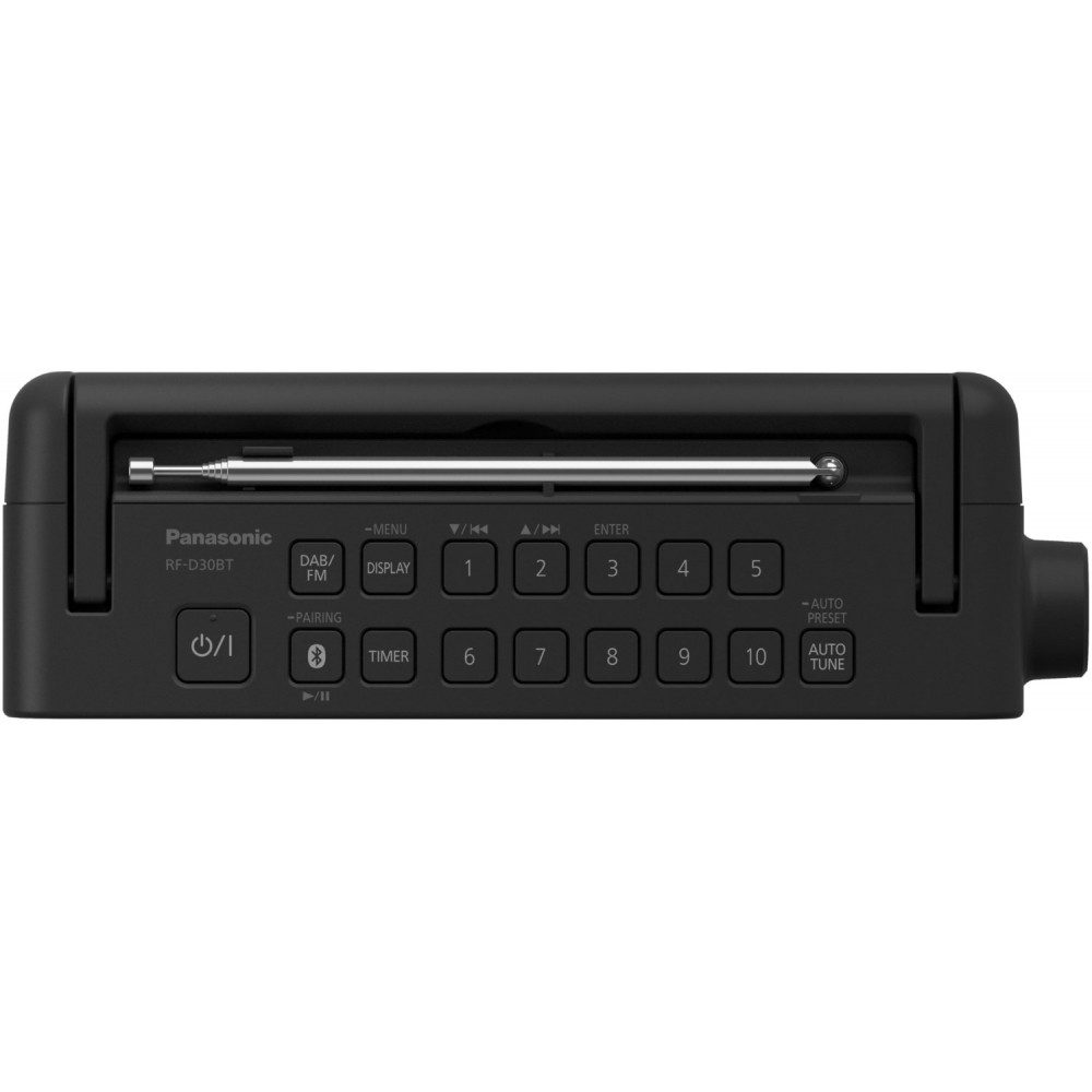 Panasonic RF-D30BTEG-K Kofferradio schwarz mit Bluetooth und IPX4 Radio