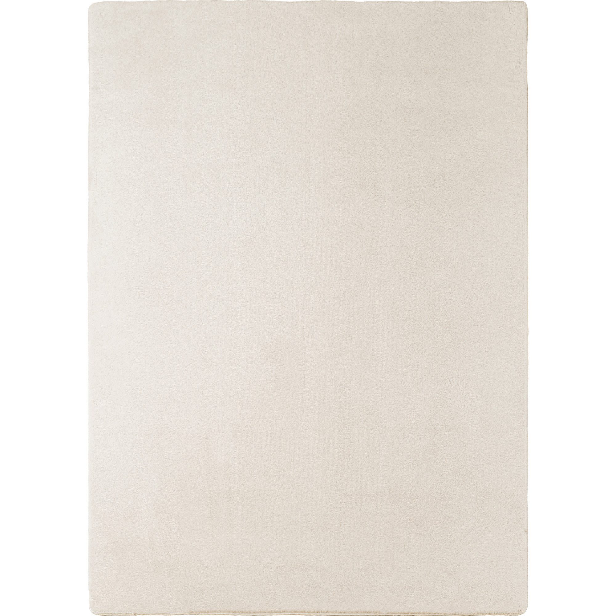 KADIMA DESIGN Teppich ISAR Wohnzimmer Waschbar Schlafzimmer Wohnzimmerteppich Esszimmer Uni, Rund, Höhe: 13 mm, Creme, 80x80 cm, Strapazierfähig Modern Esszimme – Bild 2 von 5