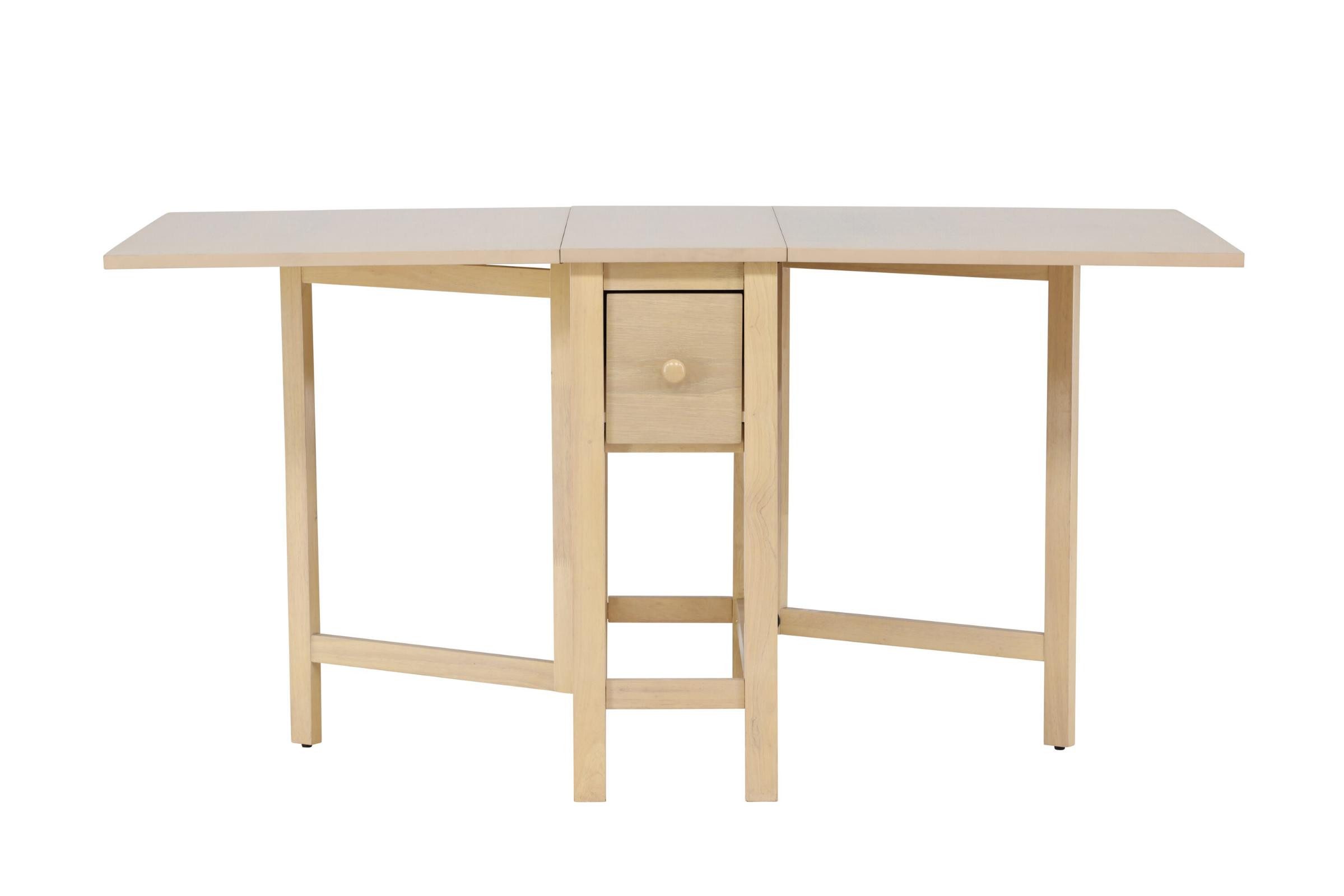 Venture Home Esstisch Edward Esstisch mit Auszug 80x150 cm Whitewash. (1-St)
