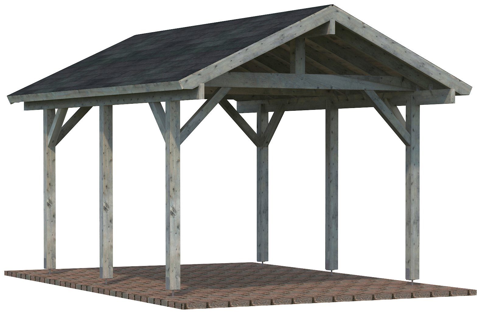 Palmako 359x510 BxT: cm Einzelcarport Robert,