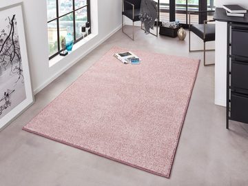 Teppich Pure 100 Kurzflor, HANSE Home, rechteckig, Höhe: 13 mm, Kurzflor, Unifarben, Teppich, Modern, Wohnzimmer, Kinderzimmer, Flur