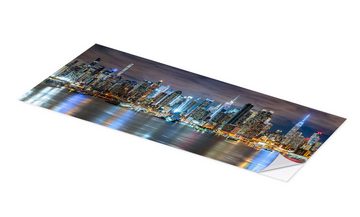 Posterlounge Wandfolie Sascha Kilmer, NEW YORK CITY - Skyline Panorama, Wohnzimmer Fotografie