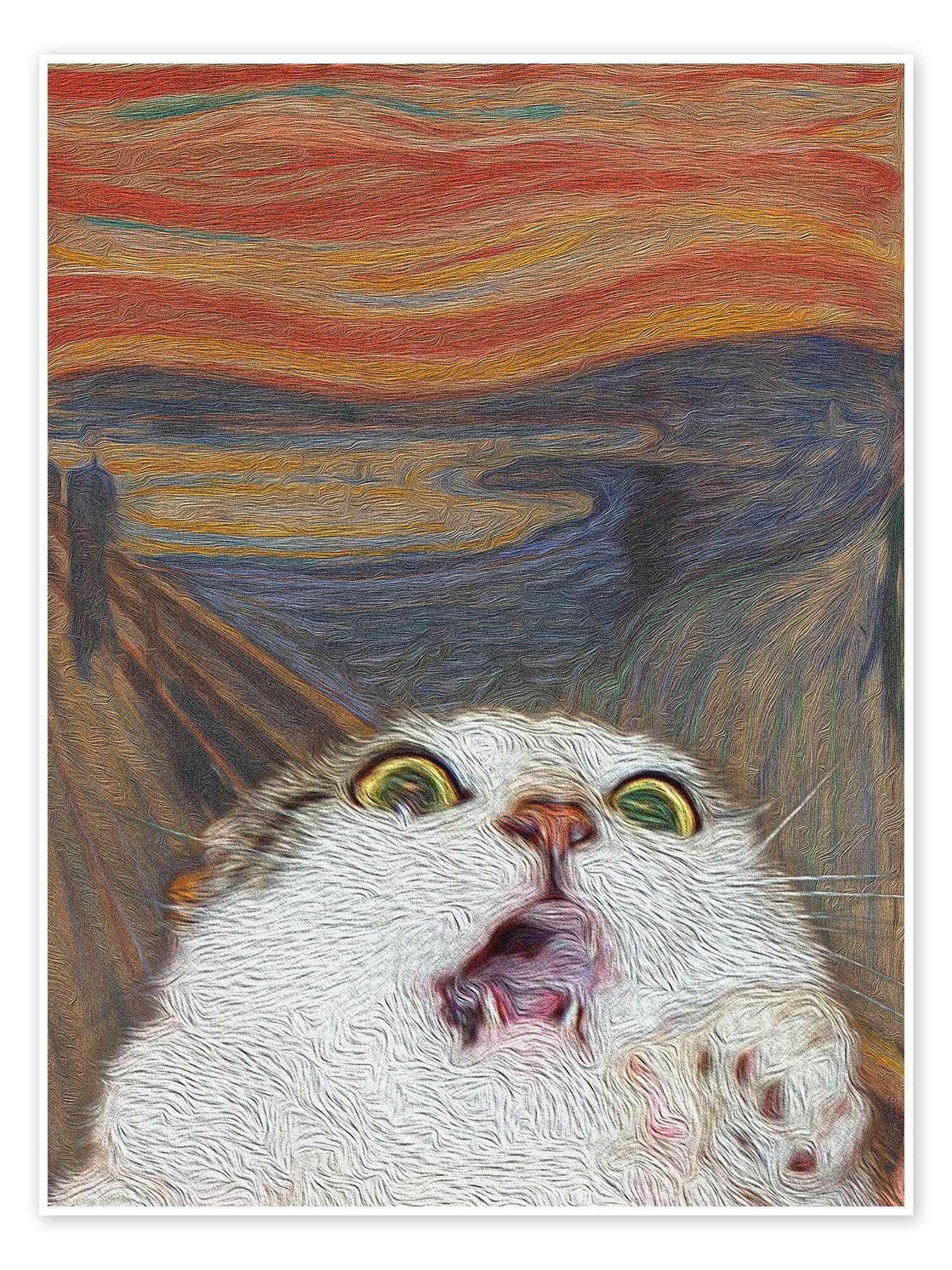 Posterlounge Poster Artelele, Der Schrei - günstig online kaufen