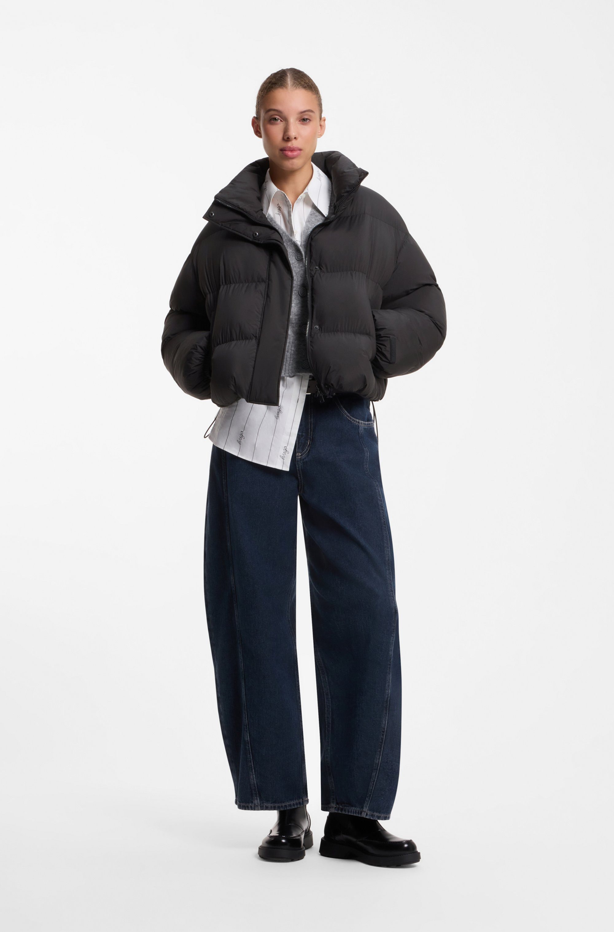 HUGO Steppjacke Faren mit Ballon-Silhouette, wasserabweisend – Bild 4 von 5