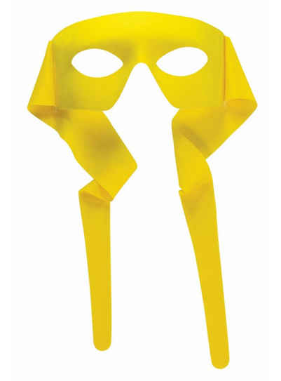 Metamorph Verkleidungsmaske Superhelden-Maske gelb, Farbenfrohe Superheldenmaske für Sie und Ihn