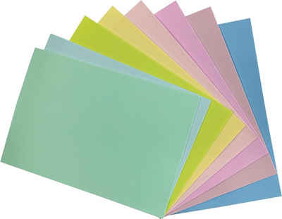 Bastelkartonpapier Interdruk Bastelschaum A4 pastellfarben 8 Blatt verschiedene Farben