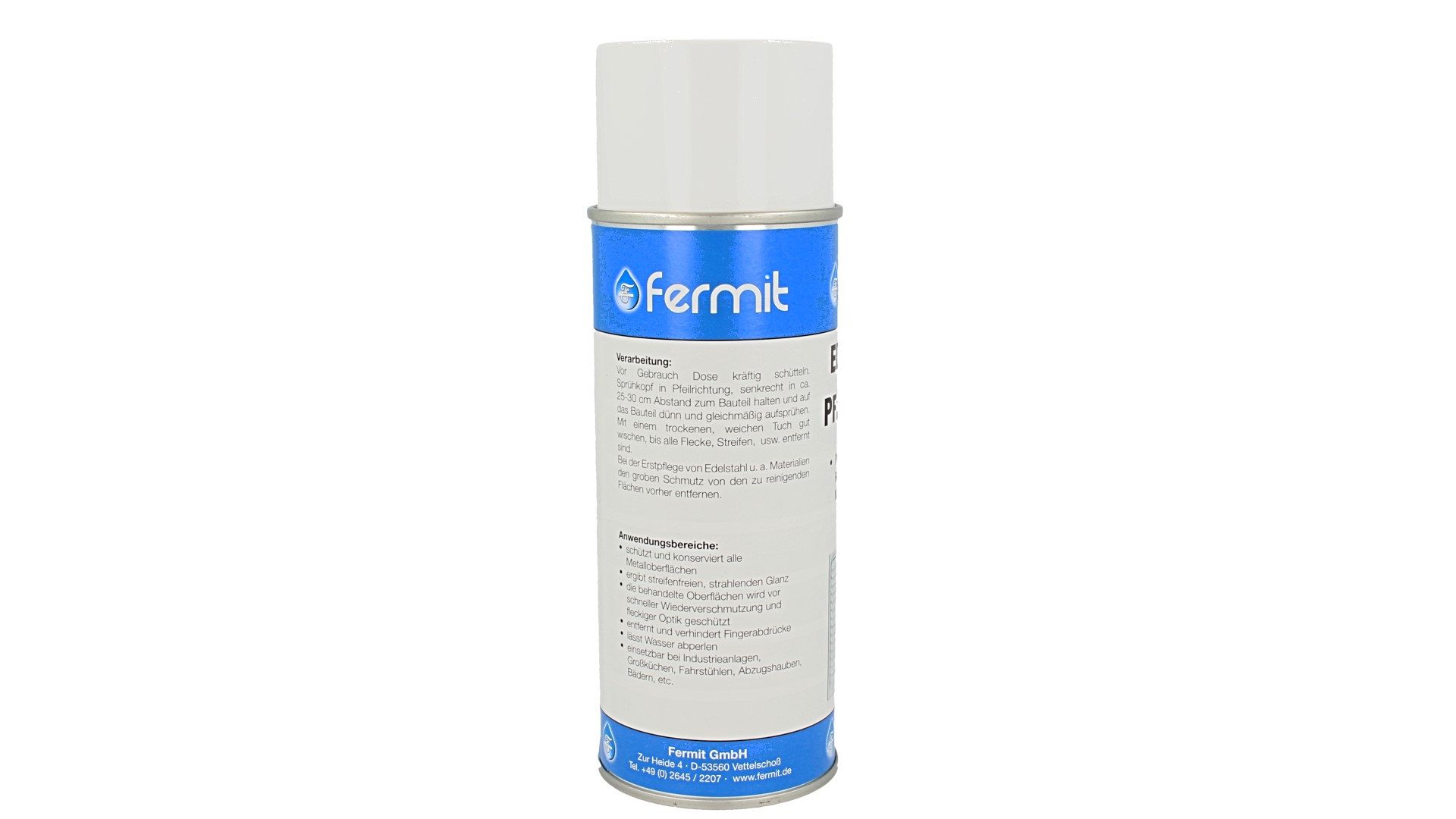 Fermit Edelstahl-Pflegespray 400 ml Sprühdose Edelstahlreiniger