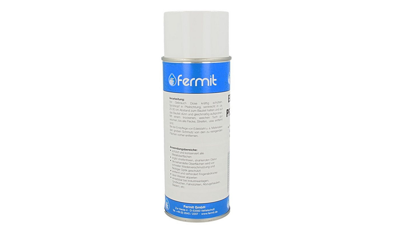 Thumbnail - Fermit Edelstahl-Pflegespray 400 ml Sprühdose Edelstahlreiniger