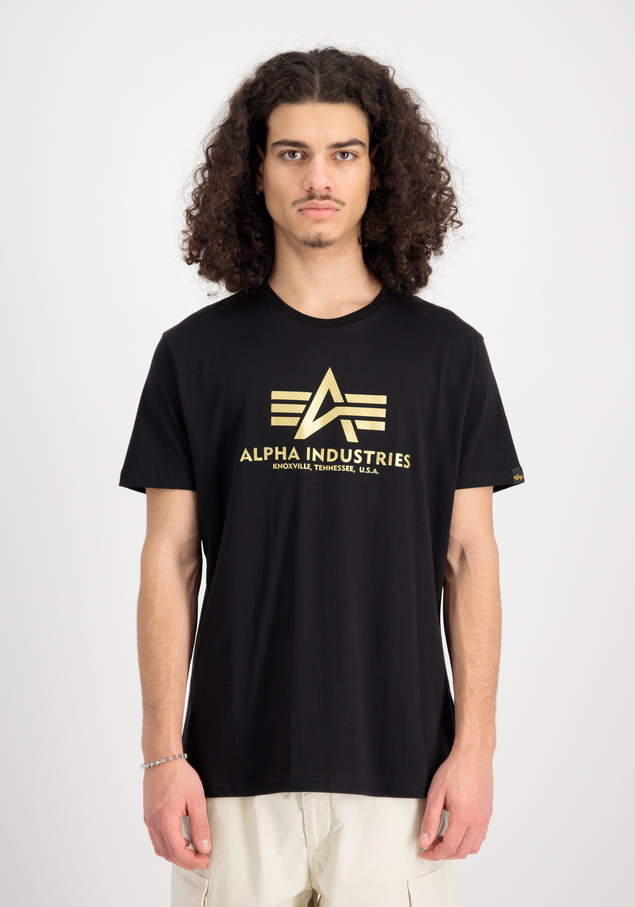Alpha Industries Rundhalsshirt Basic T Carbon günstig online kaufen